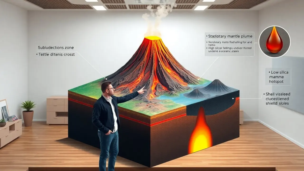 how do volcanoes form